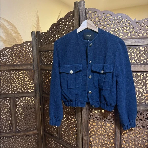 Maje Bimarine Tweed Jacket - Picture 2 of 3